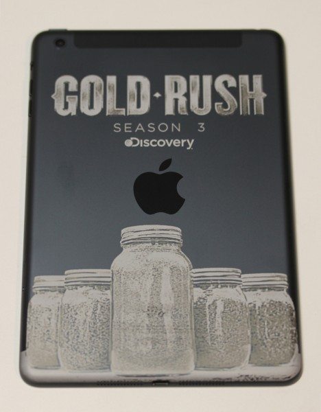 Gold Rush iPad Engraving