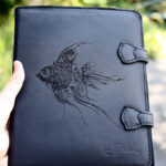 Custom Laser Engraved Saddleback Leather iPad Case