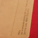 Custom note on Smart Cover inside