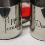 Engraved Stainless Steel Cups