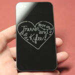 Engraved iPhone 4 back