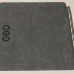 Inside of dark gray smart cover