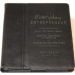 Custom Engraved Black Leather iPad Case