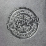 Intricate Logo Debossed on Smooth Leather iPad Case