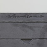 Inscription on inside of iPad Case