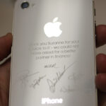 Laser Engraved White iPhone 4S