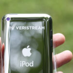 Logo lasered onto iPod Touch