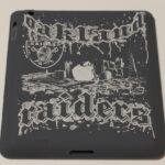 Custom engraving on dark gray iPad Smart Case
