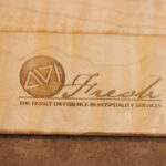 Engraved Maple iPad Cover