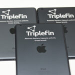 Laser engraved black iPad minis