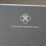 Logo laser engraved on Slate iPad mini