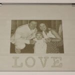 Photo on Cream leather iPad Smart Cover