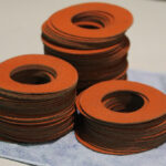 Custom laser-cut silicone foam gaskets