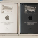 Engraved Silver and Slate iPad minis