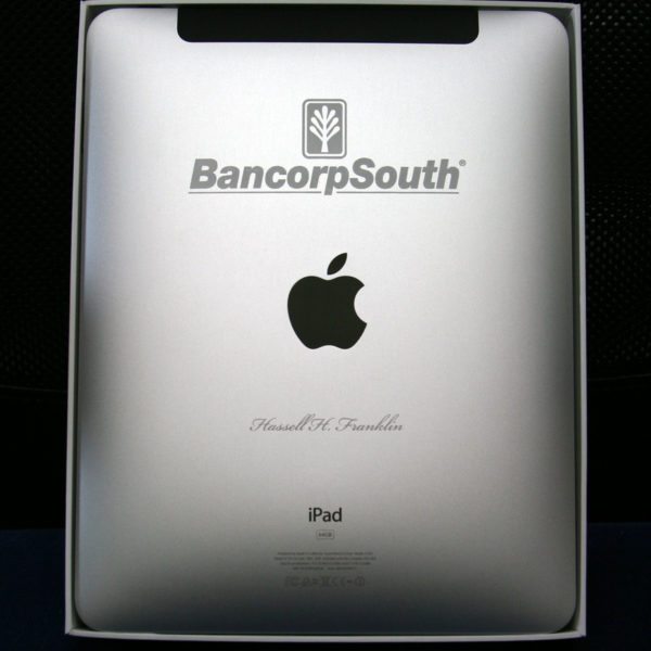 BancorpSouth Engraved iPad