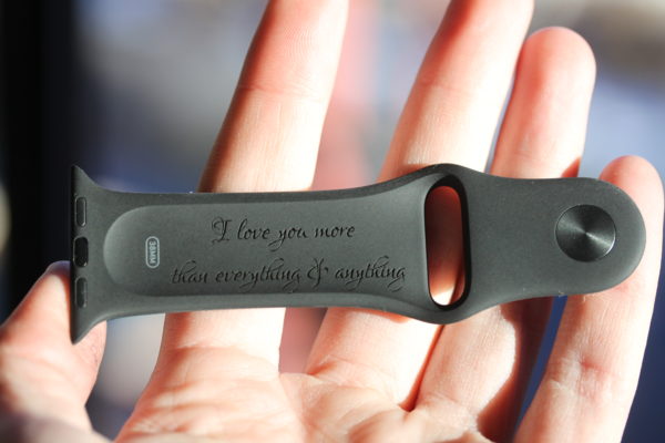 Inscription on Inside of Apple Watch Band