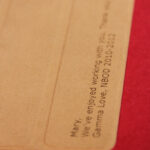 Custom note on Smart Cover inside